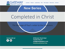 Tablet Screenshot of gatewaybaptist-tr.com